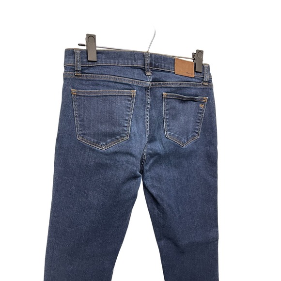 Women's Madewell dark wash Skinny Skinny Mid Rise Jeans - 29 - Picture 4 of 7